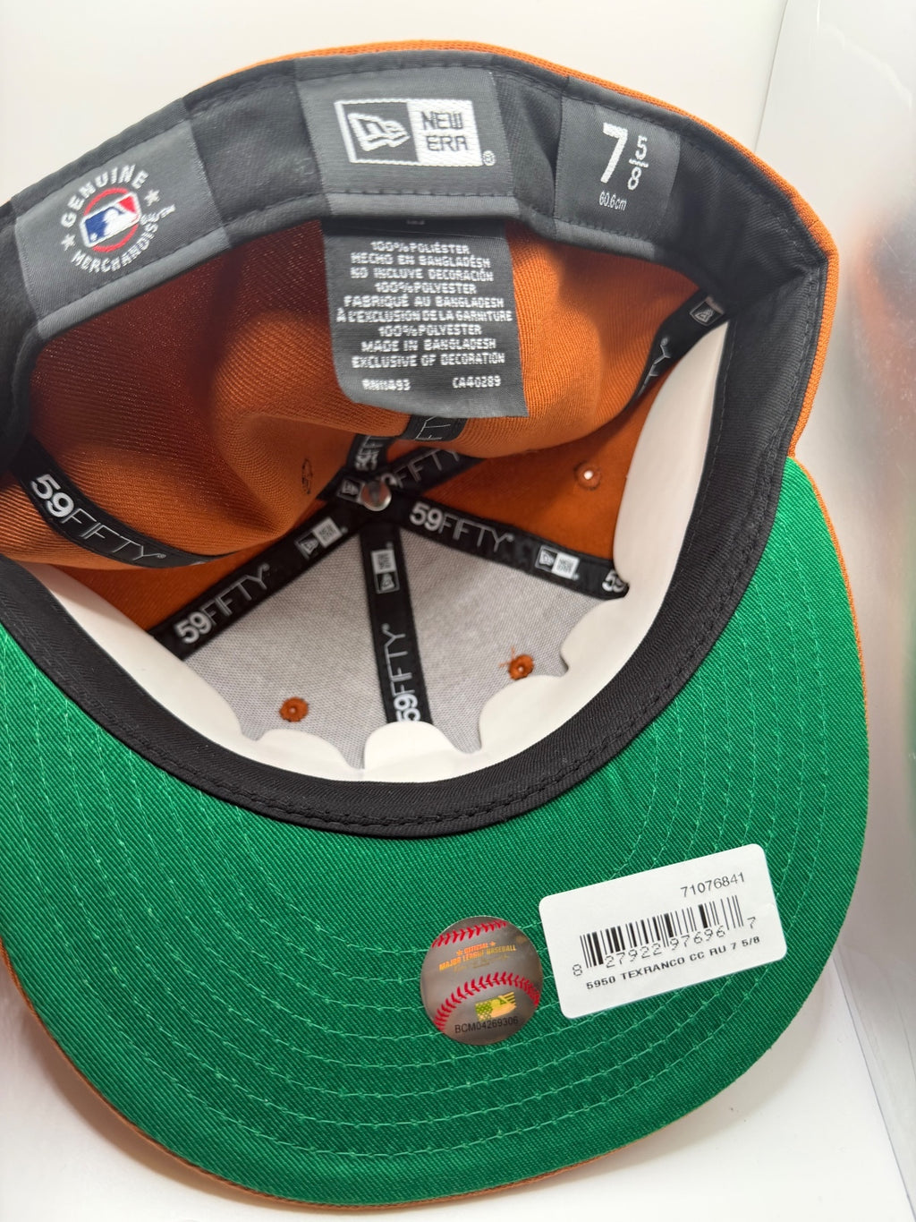 Texas Rangers "Bevo City Connect" Prociety New Era 59Fifty Hat - Size 7 5/8