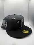 Texas Rangers "Final Season" Black/Gray New Era 59Fifty Fitted Hat - Size 7 5/8