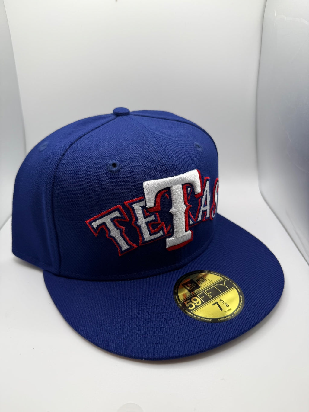 Texas Rangers "TETAS" New Era 59Fifty Fitted Hat - Size 7 5/8