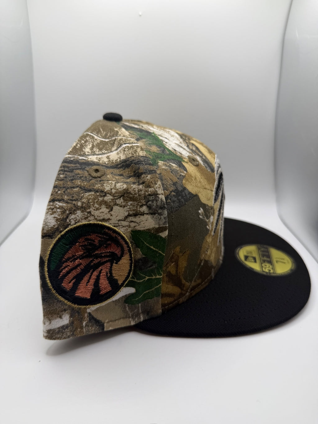 Mexico "Aztec Skull" Real Tree New Era 59Fifty Fitted Hat - Size 7 5/8