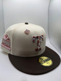 Texas Rangers "White/Brown Cow" Capsule New Era 59Fifty Hat - Size 7 5/8