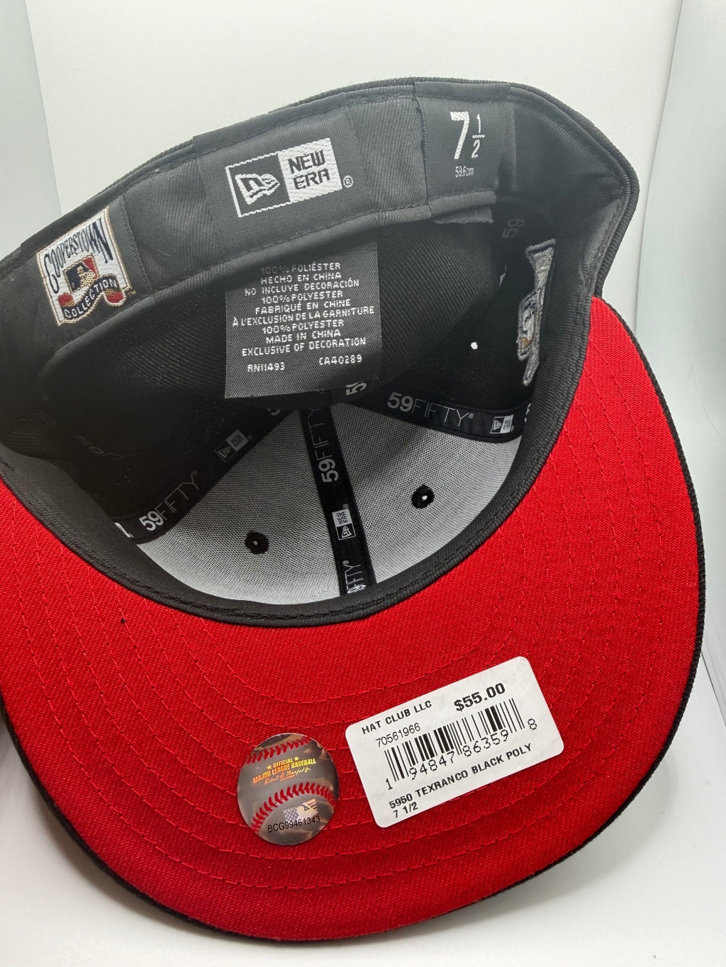 Texas Rangers "LV Red" Hat Club New Era 59Fifty Fitted Hat - Size 7 5/8