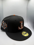 Texas Rangers "Bevo 2.0" Upside Down T Prociety New Era 59Fifty Hat - Size 7 5/8