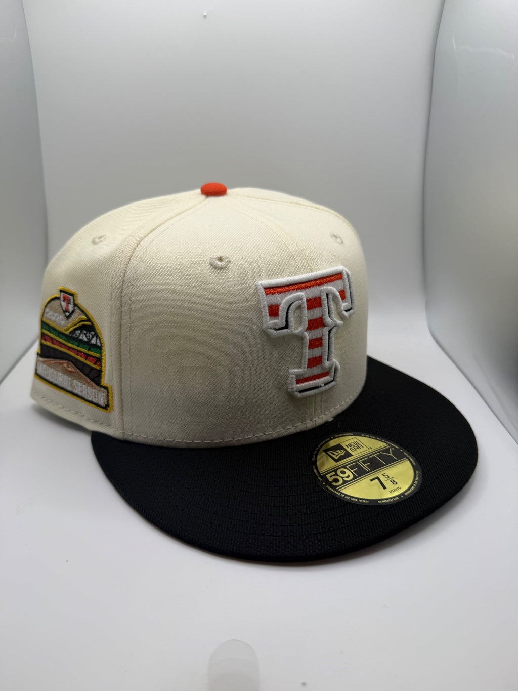 Texas Rangers "Whataburger" Prociety New Era 59Fifty Fitted Hat - Size 7 5/8