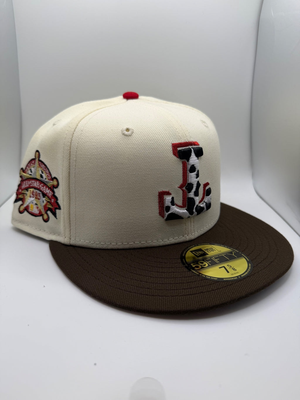 Texas Rangers Prociety "Jesse" Cow New Era 59Fifty Fitted Hat - Size 7 5/8