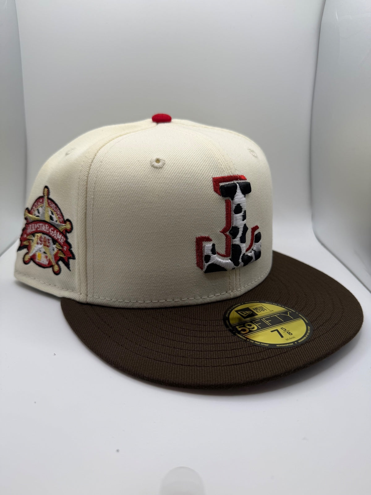 Texas Rangers Prociety "Jesse" Cow New Era 59Fifty Fitted Hat - Size 7 5/8