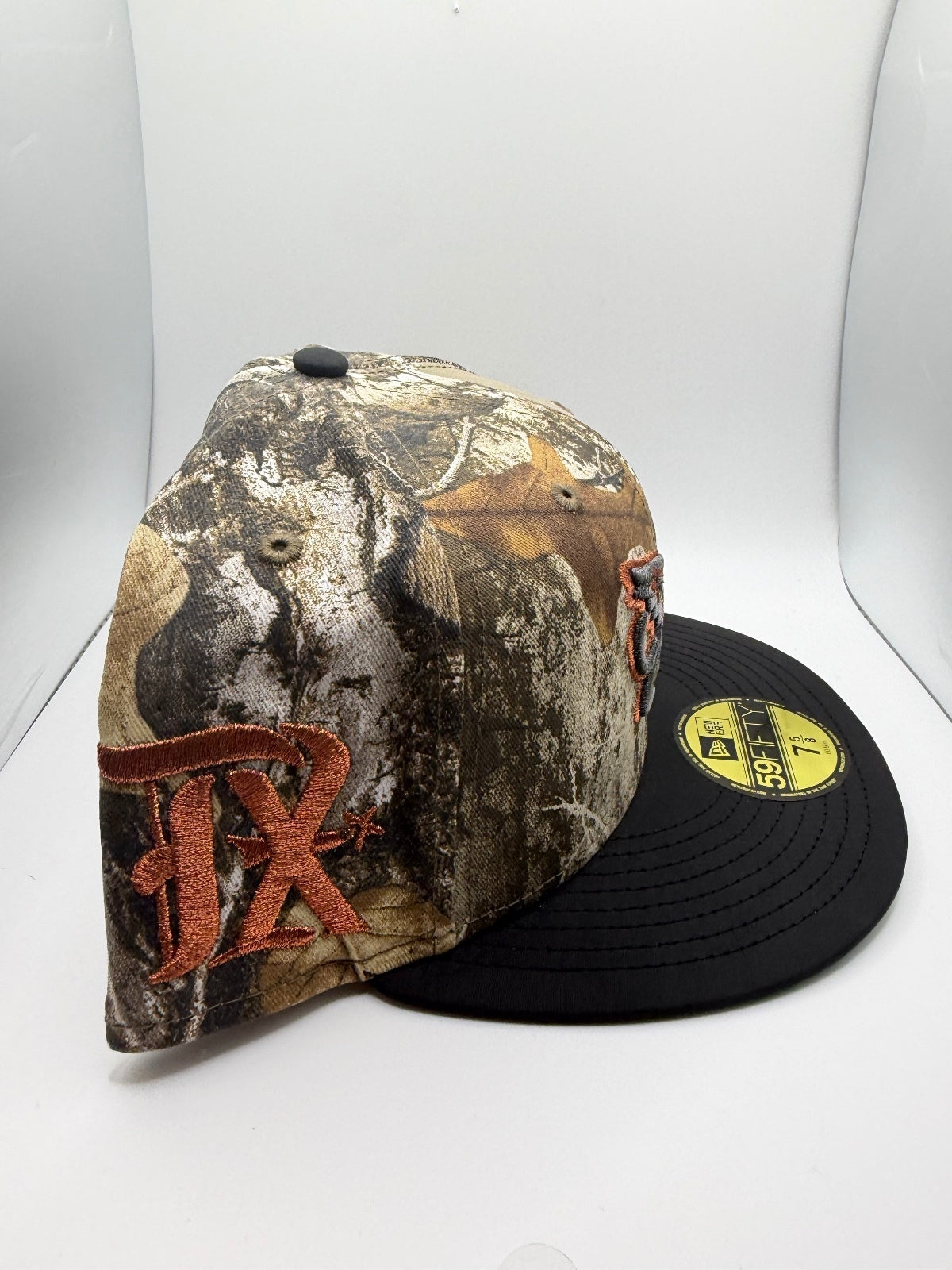 Texas Rangers "City Connect Peagle" Real Tree New Era 59Fifty Hat - Size 7 5/8