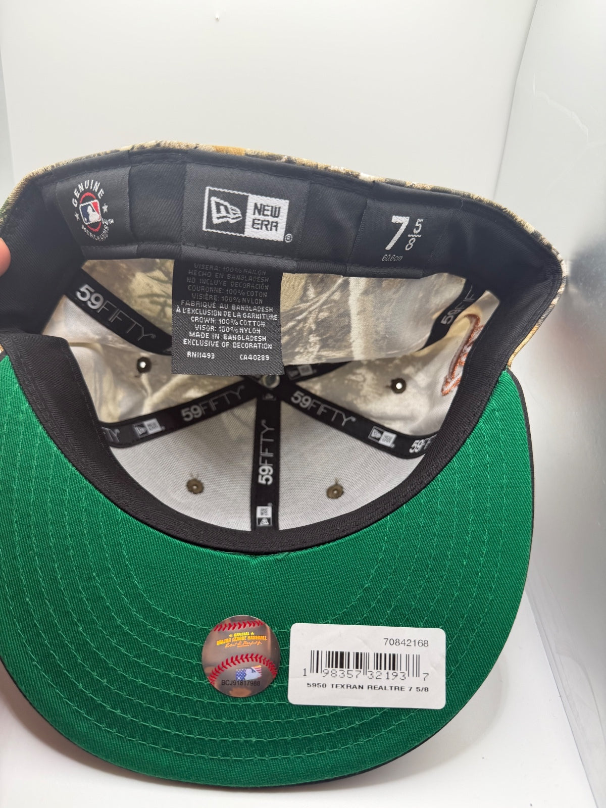 Texas Rangers "City Connect Peagle" Real Tree New Era 59Fifty Hat - Size 7 5/8