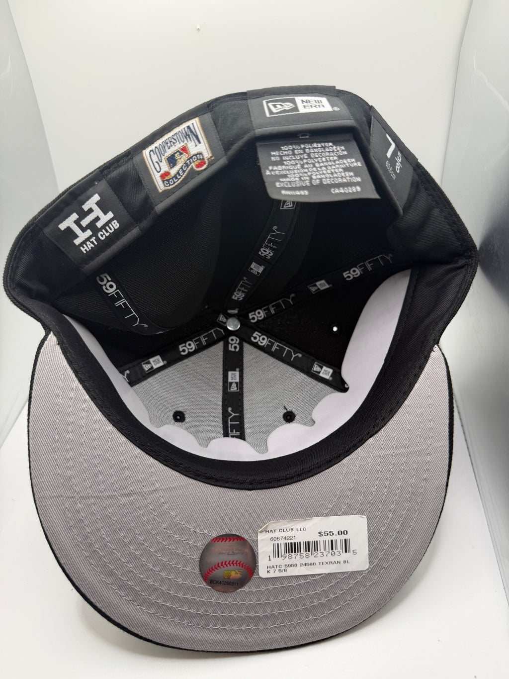 Texas Rangers "Reflective 1.0" Hat Club New Era 59Fifty Hat - Size 7 5/8