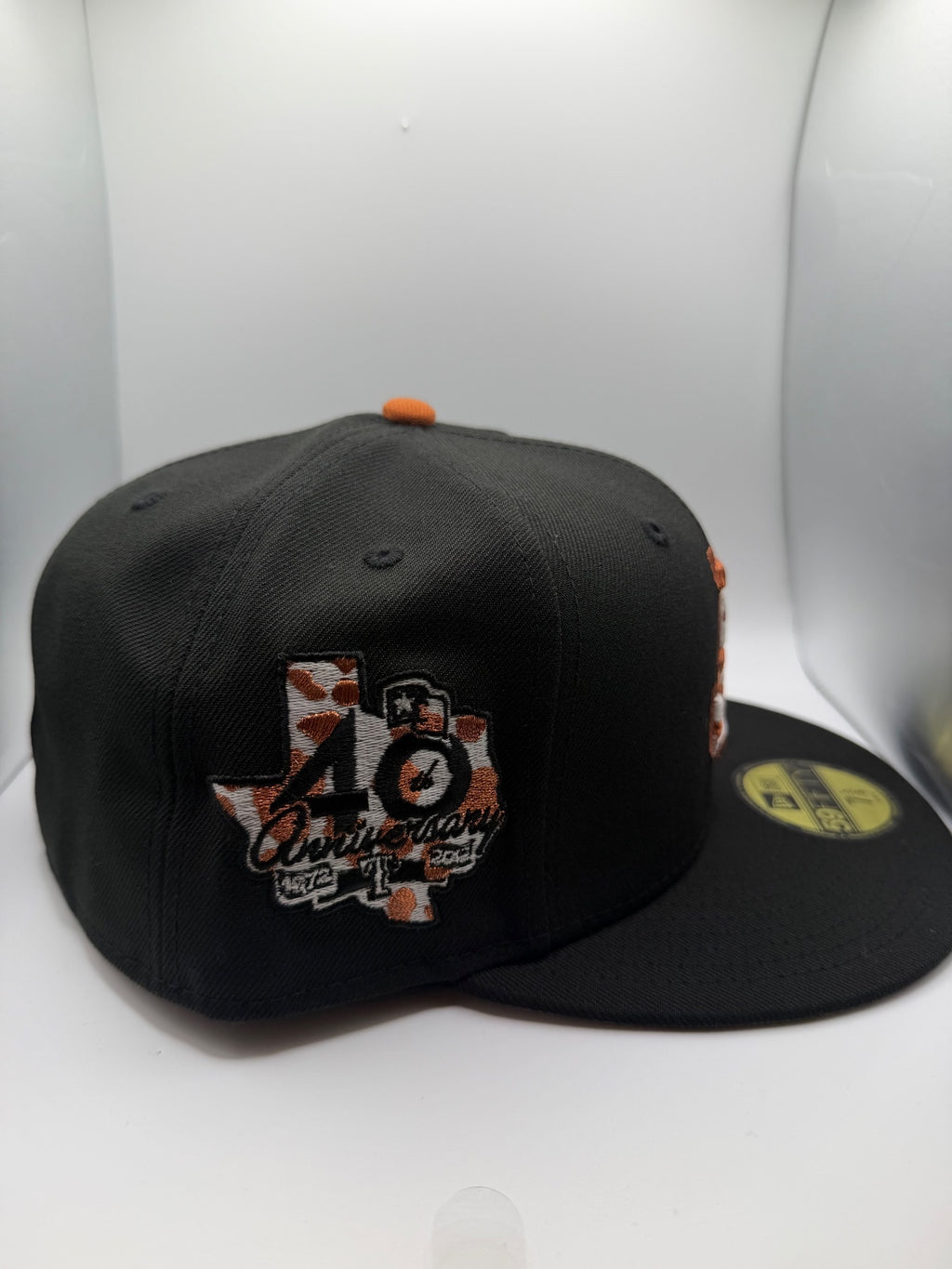 Texas Rangers "Bevo 2.0" Upside Down T Prociety New Era 59Fifty Hat - Size 7 5/8