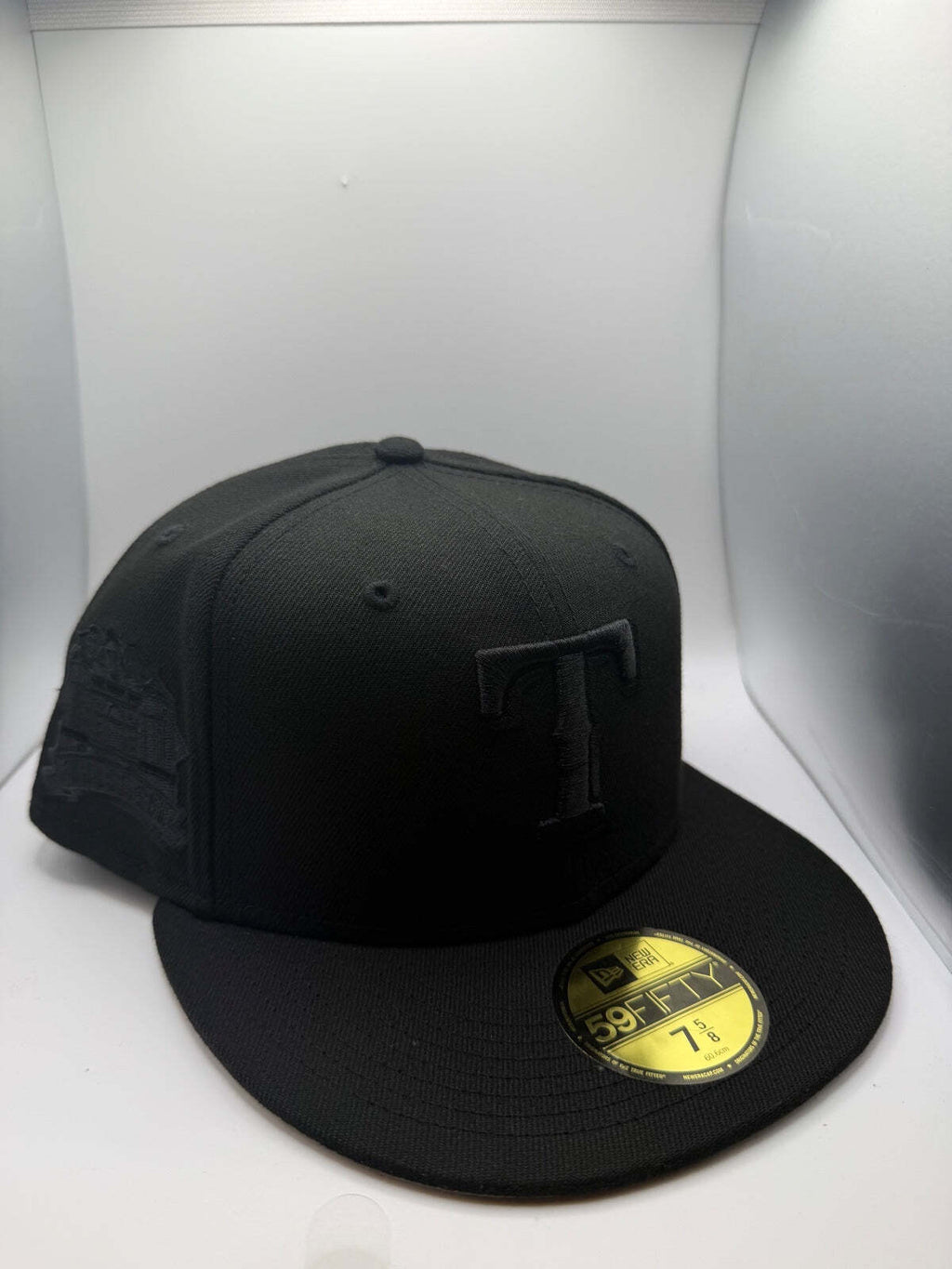 Texas Rangers Black/Black Final Season New Era 59Fifty Fitted Hat - Size 7 5/8