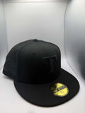 Texas Rangers Black/Black Final Season New Era 59Fifty Fitted Hat - Size 7 5/8
