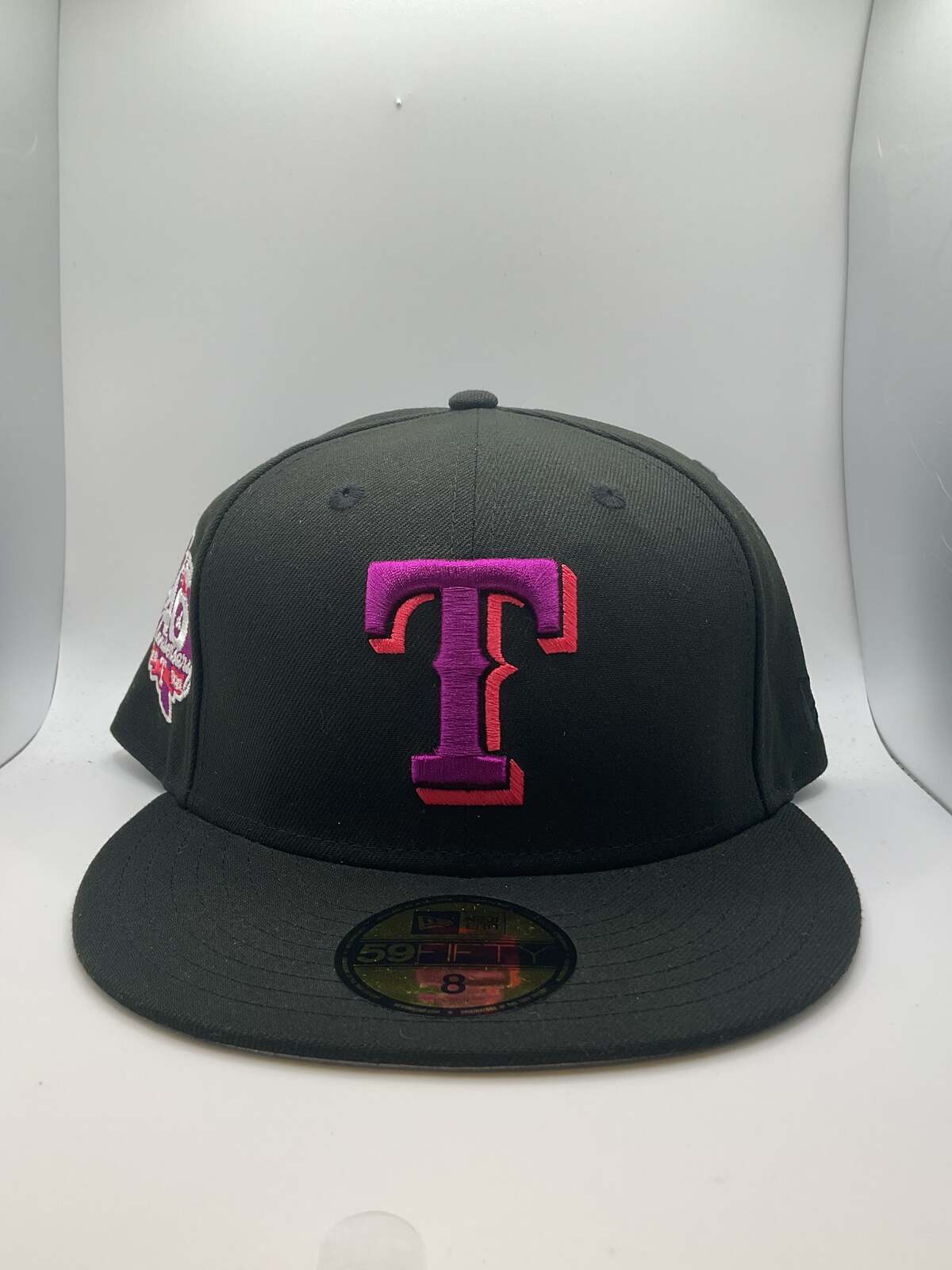 Texas Rangers New Era 59Fifty Fitted Hat - Size 8