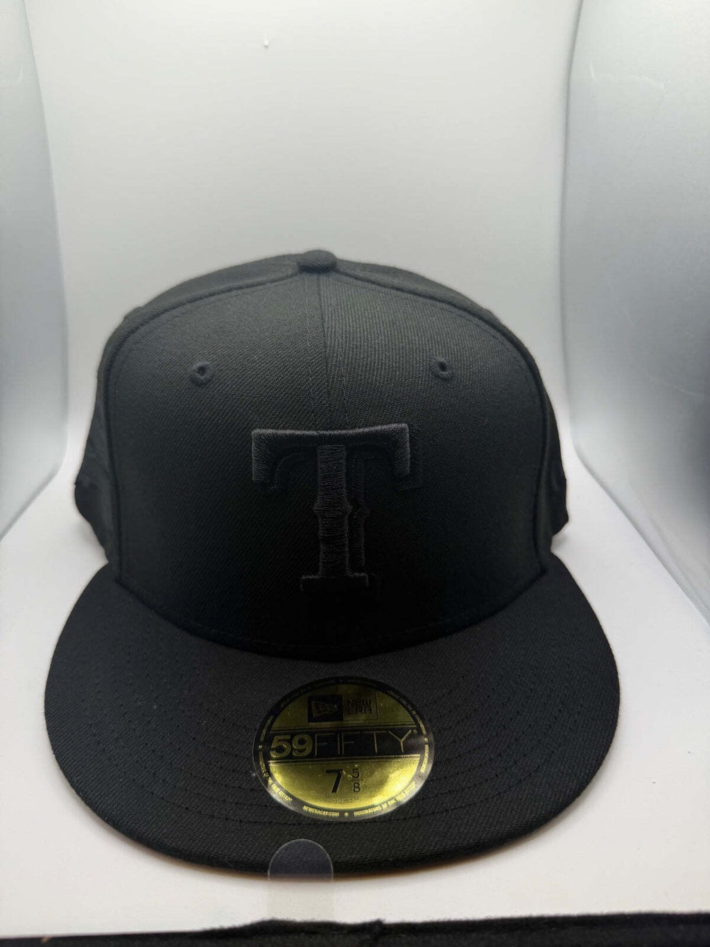 Texas Rangers Black/Black Final Season New Era 59Fifty Fitted Hat - Size 7 5/8