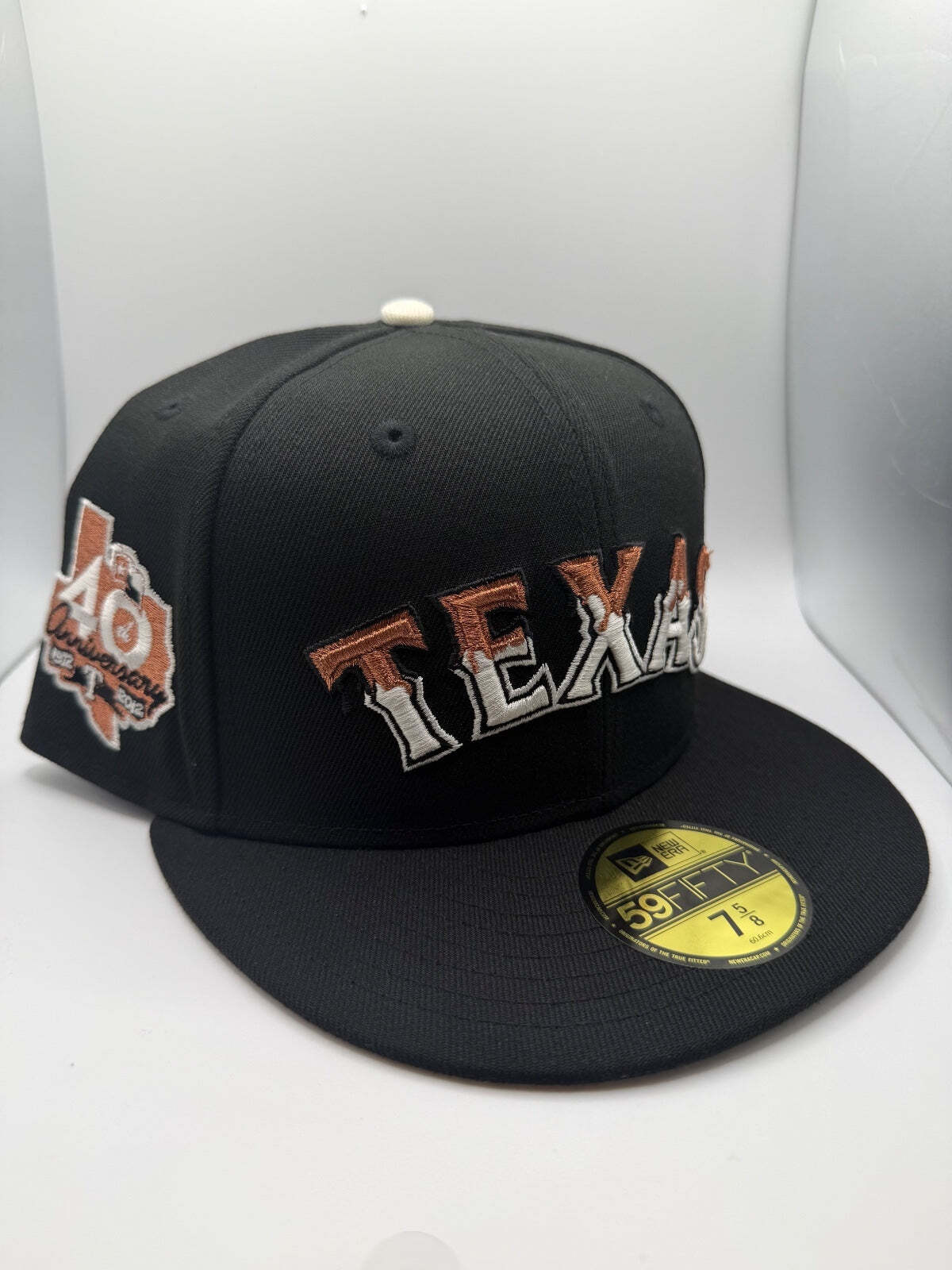 Texas Rangers "Texas Whiskey" Prociety New Era 59Fifty Hat - Size 7 5/8