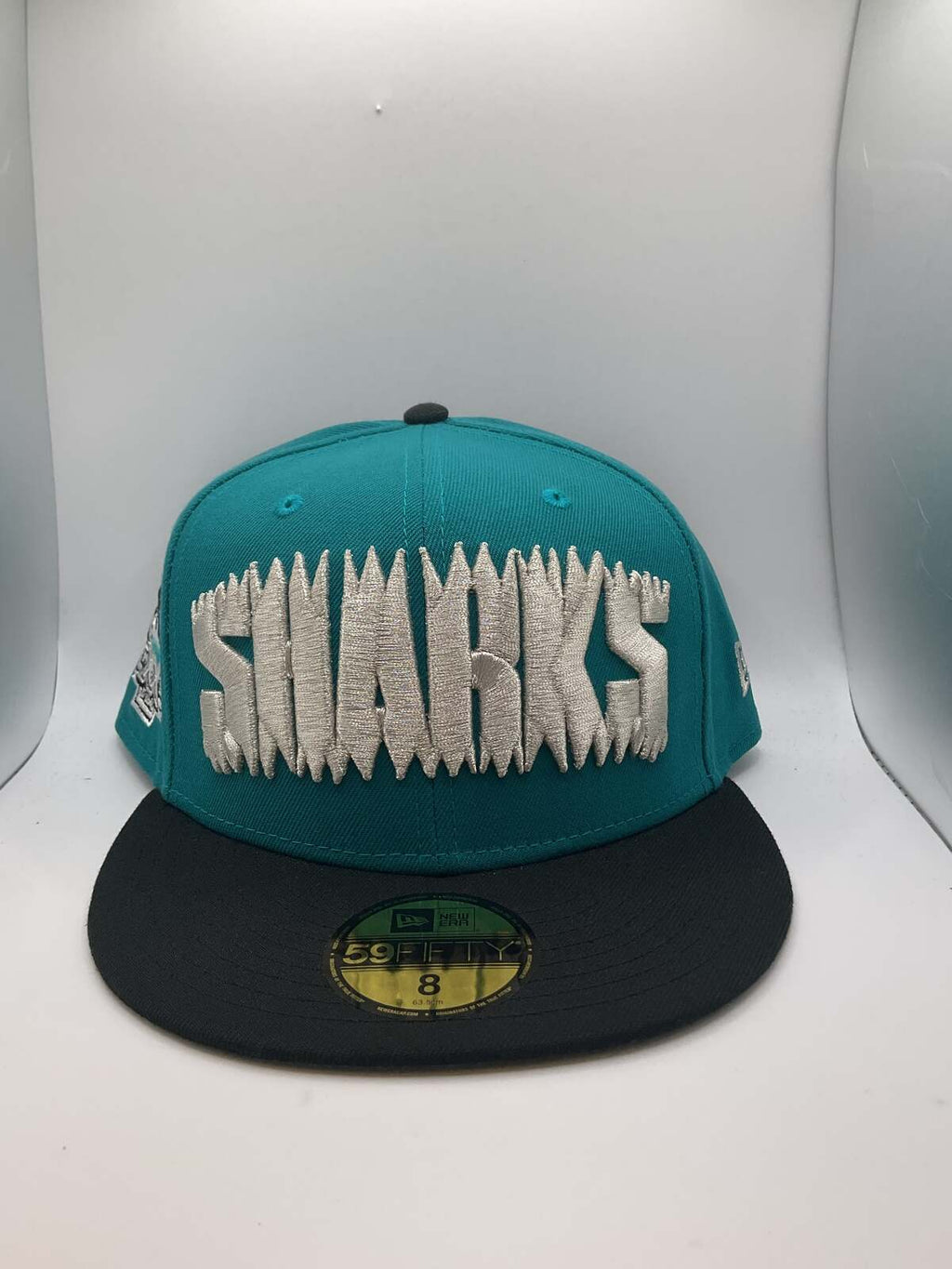 San Jose Sharks New Era 59Fifty Fitted Hat - Size 8