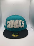 San Jose Sharks New Era 59Fifty Fitted Hat - Size 8