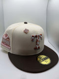 Texas Rangers "White/Brown Cow" Capsule New Era 59Fifty Hat - Size 7 5/8