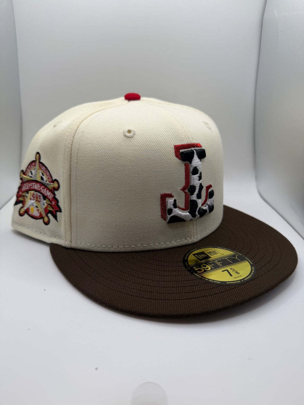 Texas Rangers Prociety "Jesse" Cow New Era 59Fifty Fitted Hat - Size 7 5/8
