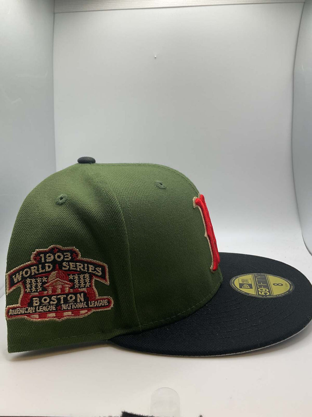 Boston Red Sox New Era 59Fifty Fitted Hat - Size 8