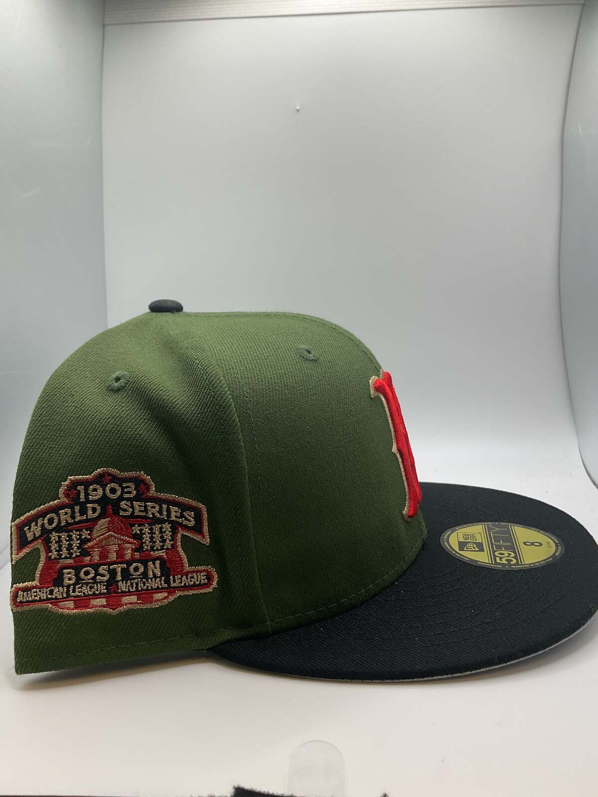 Boston Red Sox New Era 59Fifty Fitted Hat - Size 8