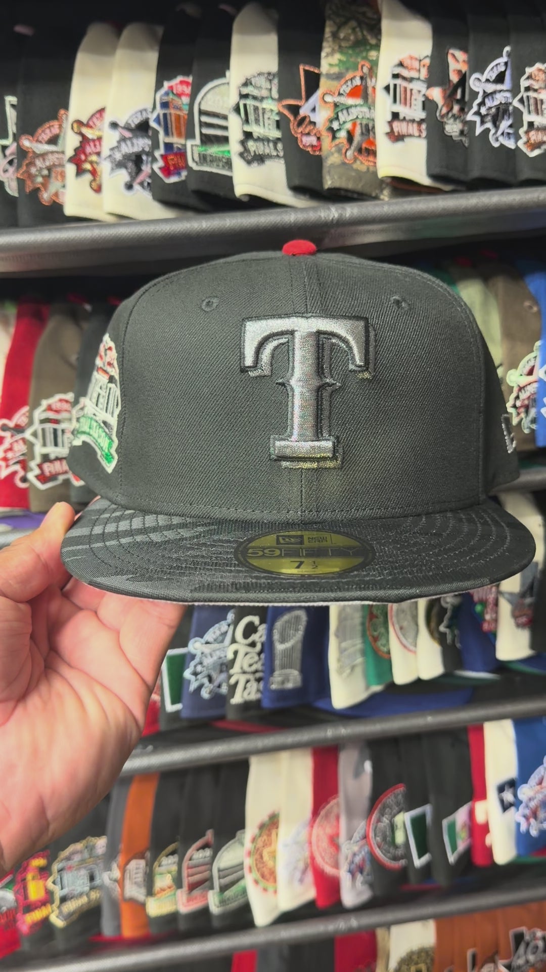 DTX HATS “TONAL CAMO” TEXAS RANGERS FITTED 59FIFTY NEW ERA HAT